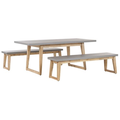 Set De Salle à Manger Béton Gris Oria