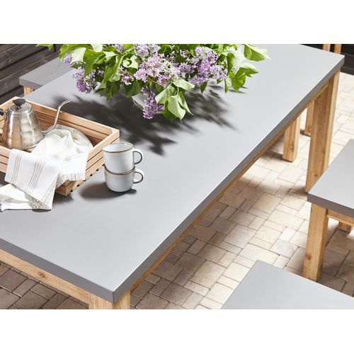 Set De Salle à Manger Béton Gris Ostuni