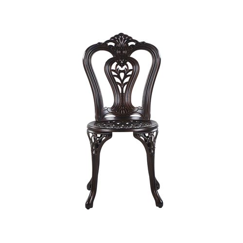 Ensemble Pour Bistro Métal Marron Foncé Bovino