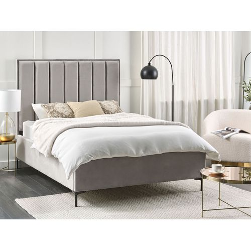 Ensemble De Chambre Velours Sezanne 140 X 200 Cm Gris Clair