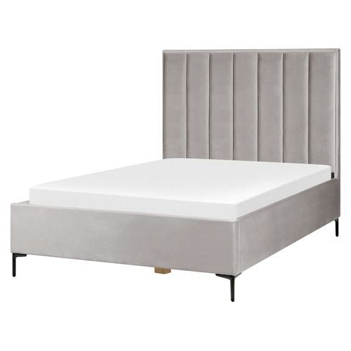 Ensemble De Chambre Velours Sezanne 140 X 200 Cm Gris Clair