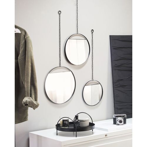 Miroir 80/75/69 Cm Noir Odos