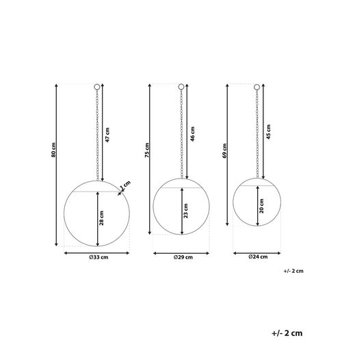 Miroir 80/75/69 Cm Noir Odos