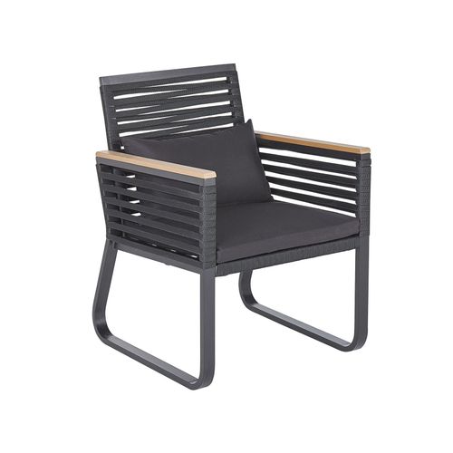 Set De Salle à Manger Verre Noir Canetto