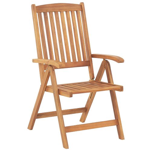 Chaise De Jardin Set De 6 Bois Bois Clair Java