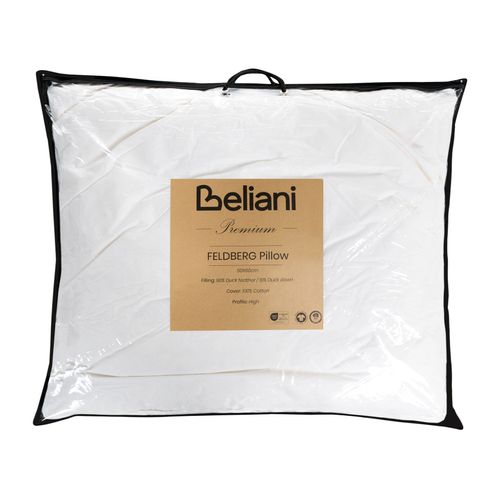 Oreiller En Plumes Et Duvet De Canard 50 X 60 Cm Feldberg