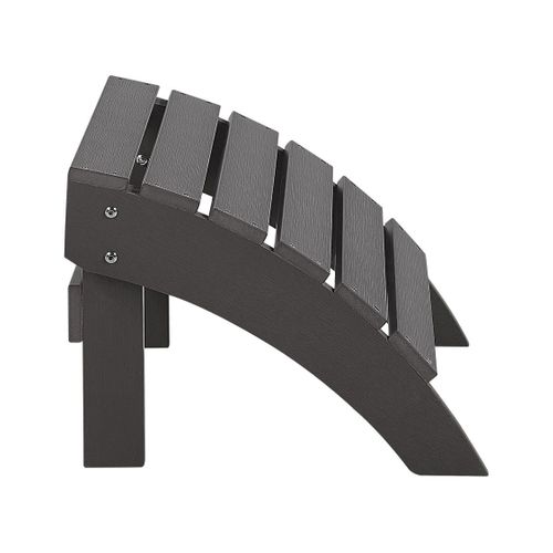 Chaise De Jardin Bois D'ingénierie Gris Foncé Adirondack