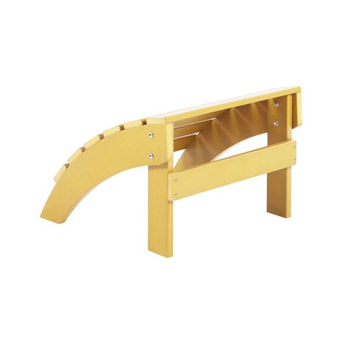 Chaise De Jardin Bois D'ingénierie Jaune Adirondack