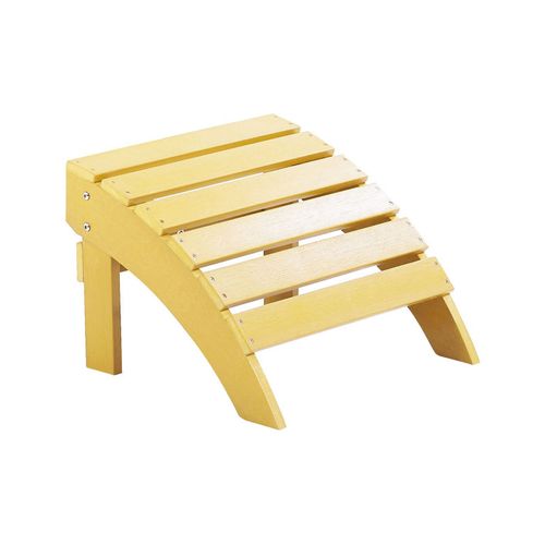 Chaise De Jardin Bois D'ingénierie Jaune Adirondack