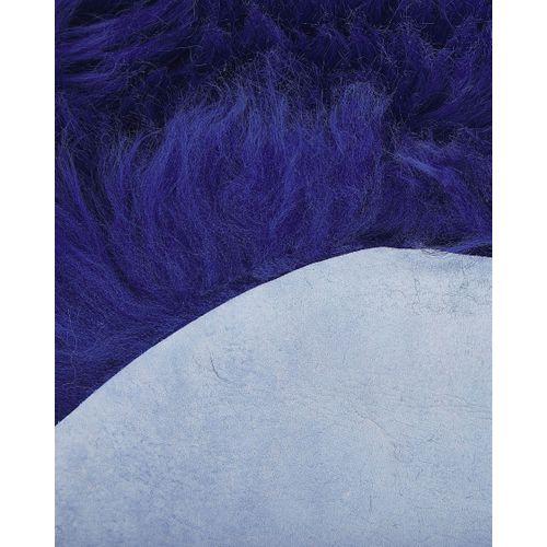 Peau De Mouton Bleu Marine Uluru
