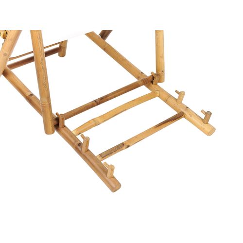 Chaise Longue Bois Beige Clair Atrani