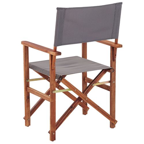 Chaise De Jardin Set De 2 Bois Gris Cine