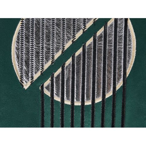 Lot De 2 Coussins Vert Émeraude Ceropegia 45 X 45 Cm