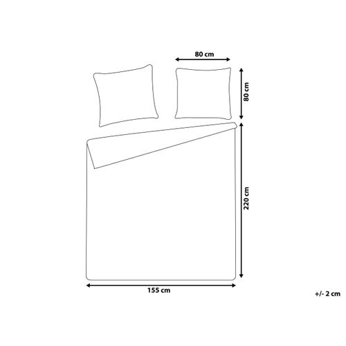 Housse De Couette En Satin De Coton Avec Motif Floral 155 X 220 Cm Gris Morningside