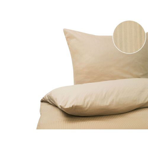 Housse De Couette En Coton 220 X 240 Cm Beige Avondale