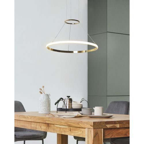 Lampe LED Suspendue Tano Métal Doré
