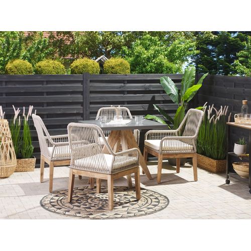 Set De Salle à Manger Béton Beige Olbia