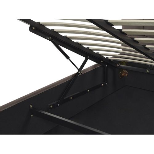 Lit Ottoman Velours Vincennes 180 X 200 Cm Taupe