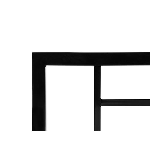 Lit Avec Sommier Métal Cusset 140 X 200 Cm Noir