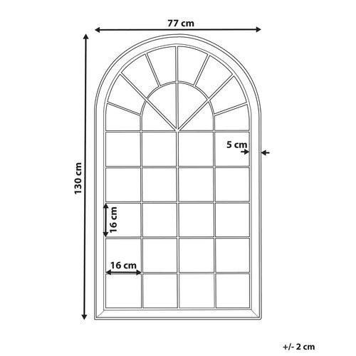 Miroir 130 Cm Noir Trevol