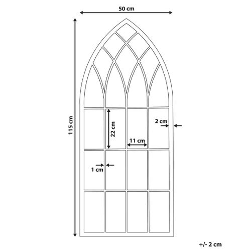 Miroir 115 Cm Noir Cassel