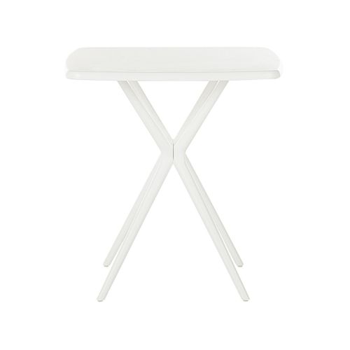 Table De Jardin Matériaux Synthétiques Blanc Sersale