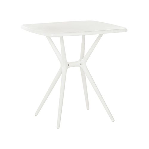 Table De Jardin Matériaux Synthétiques Blanc Sersale