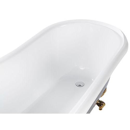 Baignoire Îlot Bleu Et Doré 170 X 76 Cm Cayman