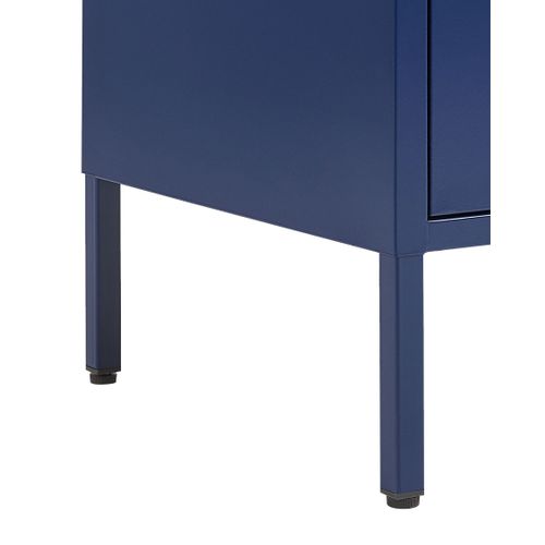 Buffet En Métal Bleu Marin 2 Portes Uria