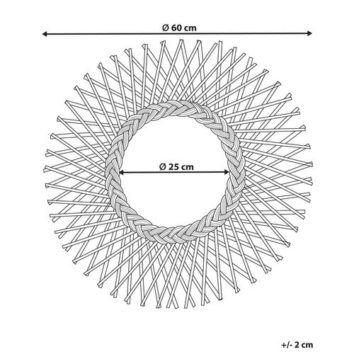 Miroir 60 Cm Naturel Tagolu