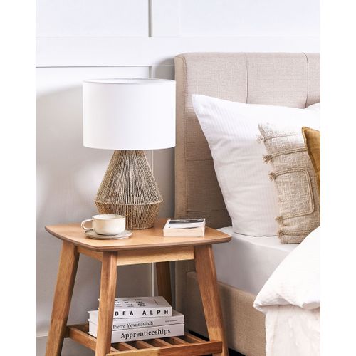 Table D'appoint Tulare Bois Marron Clair