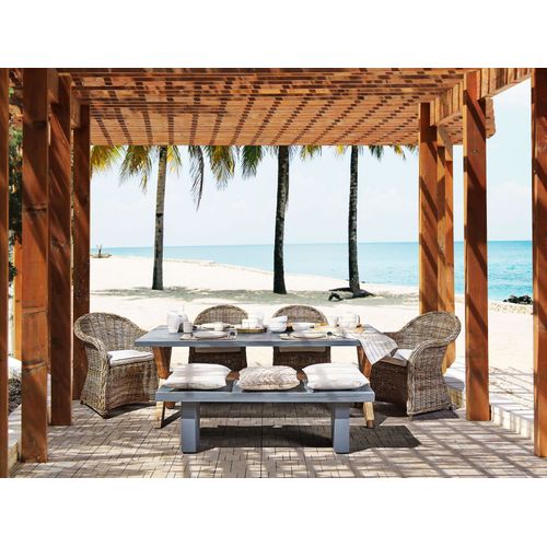 Set De Salle à Manger Béton Bois Clair Susua/olbia