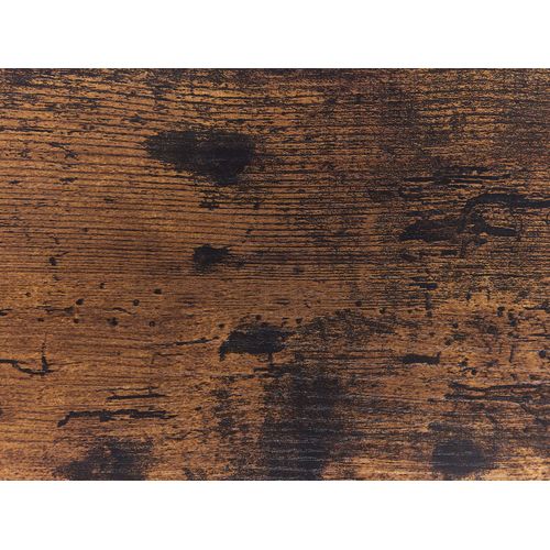 Lot De 2 Tables Basses Bois Sombre/noir Bruni