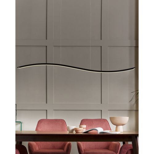 Lampe LED Suspendue Calao Métal Noir