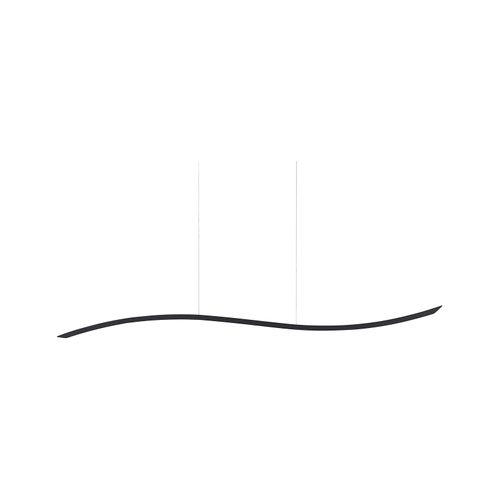 Lampe LED Suspendue Calao Métal Noir