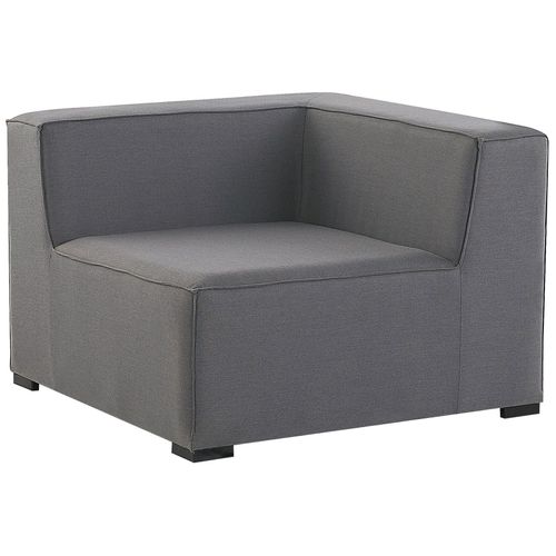Canapé De Jardin Côté Droit Polyester Gris Arezzo