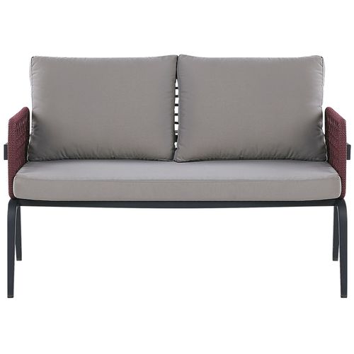 Set De Salon Aluminium Gris Sciacca