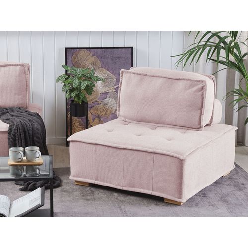 Ensemble Canapés Modulables 4 Places Rose Tibro