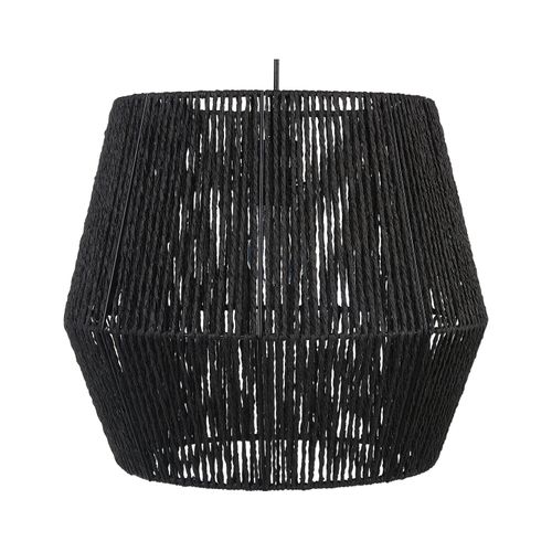 Lampe à Suspendre Tissée Noire Gweru