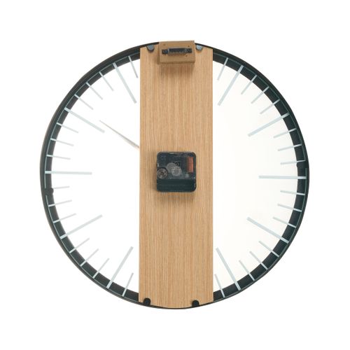 Horloge Murale Ø 38 Cm Noire Villora