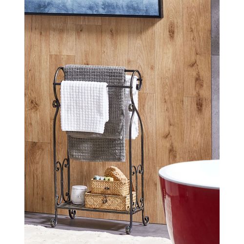 Porte-serviettes 49 X 91 Cm Noir Linares