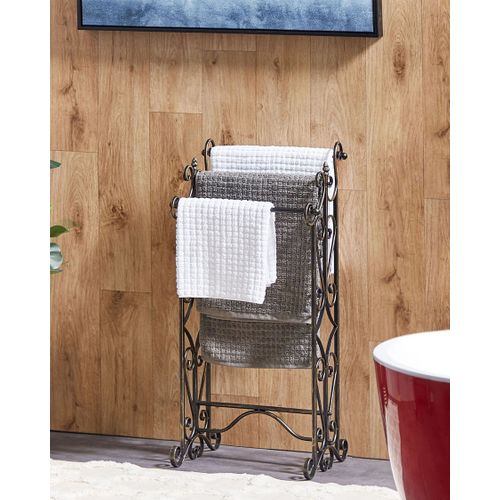 Porte-serviettes 45 X 90 Cm Noir Chillan