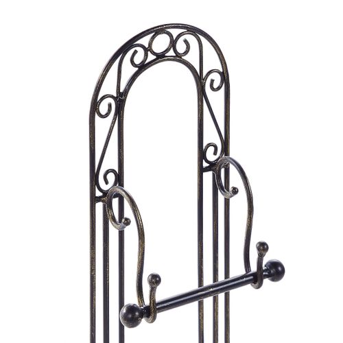 Porte Papier Toilettes En Métal Noir Temuco