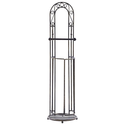 Porte Papier Toilettes En Métal Noir Temuco