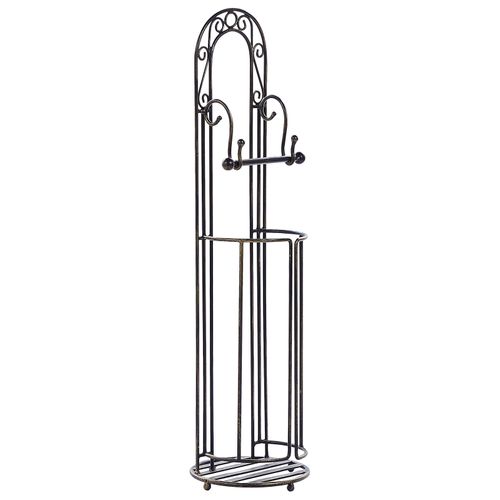 Porte Papier Toilettes En Métal Noir Temuco