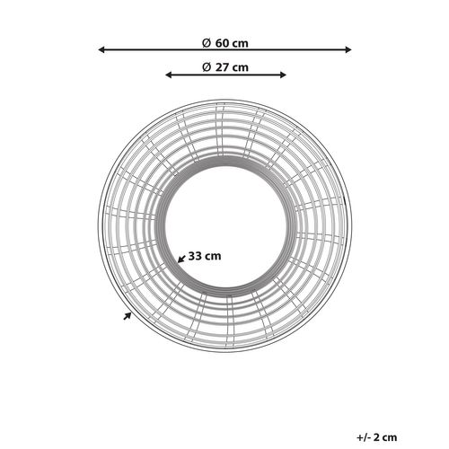 Miroir 60 Cm Naturel Hanua