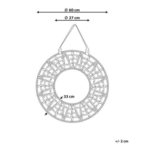 Miroir 60 Cm Naturel Palaci