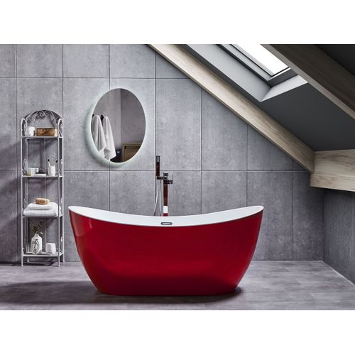 Baignoire Îlot 170 X 77 Cm Rouge Antigua