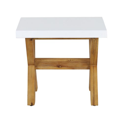 Set De Salle à Manger Béton Blanc Olbia