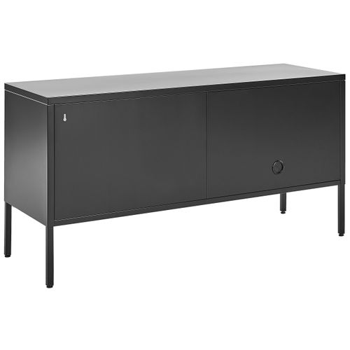 Buffet à 2 Portes En Métal Noir Morley